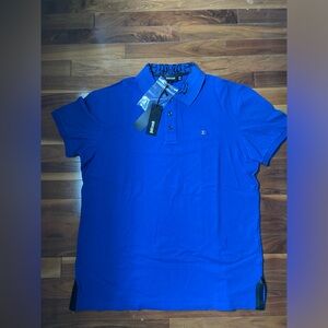 Just Cavalli Royal Blue Men’s Polo Shirt - Size XL